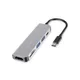 Conceptronic DONN02G Multifunktionaler 6-in-1 USB Adapter USB-A 3.0 x 2 USB-C PD