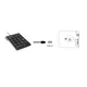 EQUIP 245205 USB Nummernblock Tastatur, Keypad