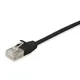 EQUIP 606127 Cat.6A F/FTP Slim-Patchkabel, 5.0m, Schwarz