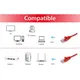 EQUIP 625429 Cat.6 U/UTP Patchkabel, 20m , Rot