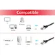 EQUIP 605593 Cat.6 S/FTP Patchkabel, 0.25m , Schwarz