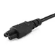 EQUIP 112150 Hochwertiges Netzkabel, C5 auf Schuko, 1.8m