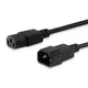 EQUIP 112100 Hochwertiges Netzkabel, C13 auf C14, 1.8m