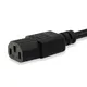 EQUIP 112100 Hochwertiges Netzkabel, C13 auf C14, 1.8m