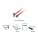EQUIP 111809 SATA II Kabel, Abgewinkelt, 0.3m