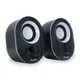EQUIP 245333 Stereo-2.0-Lautsprecher, Black/White [Schwarz mit weiß]