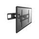 EQUIP 650316 37"-70” voll bewegliche TV-Wandhalterung Kabelkanal 94 cm geeignet für 4 Kabel schwarz