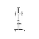 EQUIP 650602 37"-70" LCD-TV Wagen mit 90° Drehfunktion Kabelkanal 94cm max. 4 Kabel silber