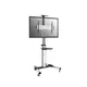 EQUIP 650602 37"-70" LCD-TV Wagen mit 90° Drehfunktion Kabelkanal 94cm max. 4 Kabel silber