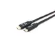 EQUIP 128347 USB 3.2 Gen 1 C auf C Kabel, M/M,  2.0m, PD 60W,  5Gbps, Schwarz