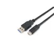 EQUIP 12834107 USB 3.2 Gen 1 A auf C Kabel, M/M, 1,0m, 5Gbps, Schwarz