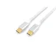 EQUIP 128356 USB 3.2 Gen 2 C auf C Kabel 1,0m PD100W 4K/60Hz 10Gbps Weiß