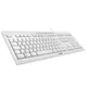 CHERRY STREAM KEYBOARD 2019 USB weiß-grau QWERTY