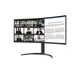 LG 34WR55QK-B 86.4cm (34") UWQHD 21:9 VA Curved Office Monitor HDMI/DP/USB-C PD65W 100Hz 5ms