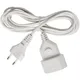 Brennenstuhl Kunststoff-Verlängerungskabel Euro Stecker/ Kupplung 3m weiß
