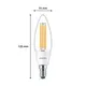 Philips Classic LED Lampe mit 40W, E14 Sockel, Klar, Warmwhite (2700K)