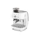 SMEG EGF03WHEU 50s Style Siebträgermaschine mit Kaffeemühle Weiß