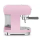 SMEG ECF02PKEU 50s Style Espresso-Kaffemaschine Cadillac Pink