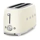 SMEG TSF02CREU 50s Style 4 Scheiben Langschlitz Toaster Creme