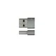 Good Connections Adapter USB 2.0 Stecker A an USB-C Buchse, Aluminium grau