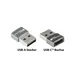 Good Connections Adapter USB 2.0 Stecker A an USB-C Buchse 2 Stk. Aluminium grau
