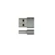 Good Connections Adapter USB 2.0 Stecker A an USB-C Buchse 2 Stk. Aluminium grau