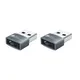 Good Connections Adapter USB 2.0 Stecker A an USB-C Buchse 2 Stk. Aluminium grau