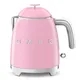 SMEG KLF05PKEU 50s Style Mini-Wasserkocher Cadillac Pink