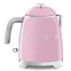SMEG KLF05PKEU 50s Style Mini-Wasserkocher Cadillac Pink