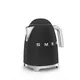 SMEG KLF03BLMEU 50s Style Wasserkocher Schwarz-Matt