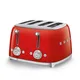 SMEG TSF03RDEU 50s Style Toaster Rot