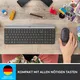 Logitech MK470 Wireless Slim Combo + Maus