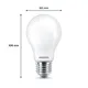 Philips LED Classic Normallampe mit 60W, E27 Sockel, Warmwhite (2700K) 6er Pack