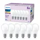 Philips LED Classic Normallampe mit 60W, E27 Sockel, Warmwhite (2700K) 6er Pack