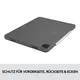 Logitech Slim Combo Touch Tastaturcase Trackpad für iPad Pro 12.9 (5.-6. Gen) oxford grey
