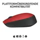 Logitech Wireless Mouse M171 rot