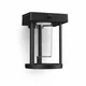 Philips Outdoor Ultra-Efficient Solar Camill Wandleuchte, 1.4W rund klar schwarz