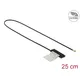 Delock Dualband WLAN WiFi 6 Antenne I-PEX Inc., MHF® 4L Stecker 1 dBi 25 cm CCD