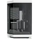 HYTE Y70 Zweikammer ATX Midi Tower Gaming Gehäuse Schwarz/Weiß mit Glasfenster