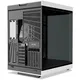 HYTE Y70 Zweikammer ATX Midi Tower Gaming Gehäuse Schwarz/Weiß mit Glasfenster