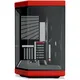 HYTE Y70 Zweikammer ATX Midi Tower Gaming Gehäuse Rot mit Glasfenster