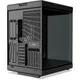 HYTE Y70 Zweikammer ATX Midi Tower Gaming Gehäuse Schwarz mit Glasfenster