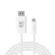 4smarts USB-C auf Display Port Kabel 2m, weiß