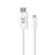 4smarts USB-C auf Display Port Kabel 2m, weiß