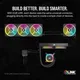 Corsair iCUE LINK QX140 RGB Starter Kit, schwarz, LED-Steuerung, 140mm, 2er-Pack