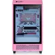 THERMALTAKE The Tower 200 Mini-Tower Mini-ITX Gehäuse mit Sichtfenster pink