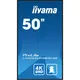 iiyama ProLite LH5065UHSB-B1AG 125,7cm (50") 4K UHD Signage Monitor DP/HDMI/RJ45