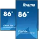 iiyama ProLite LH8665UHSB-B1 217cm (86") 4K UHD Signage Monitor DP/HDMI/RJ45