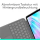Logitech Combo Touch Tastatur-Case Grau für iPad Air 11" M2 2024, M3 2025