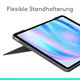 Logitech Combo Touch Tastatur-Case Grau für iPad Air 13" M2 2024, M3 2025